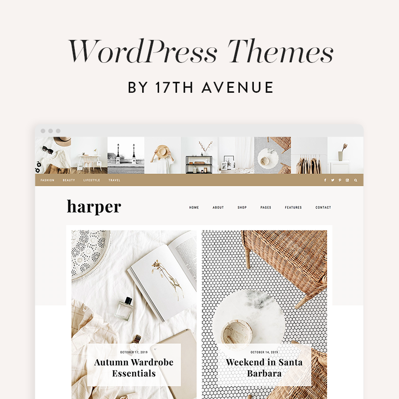 17th Avenue - Feminine & Stylish WordPress Themes