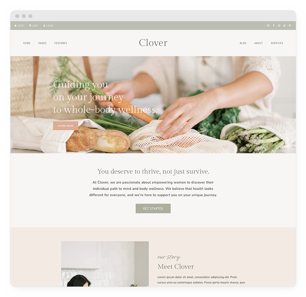 Clover WordPress Theme