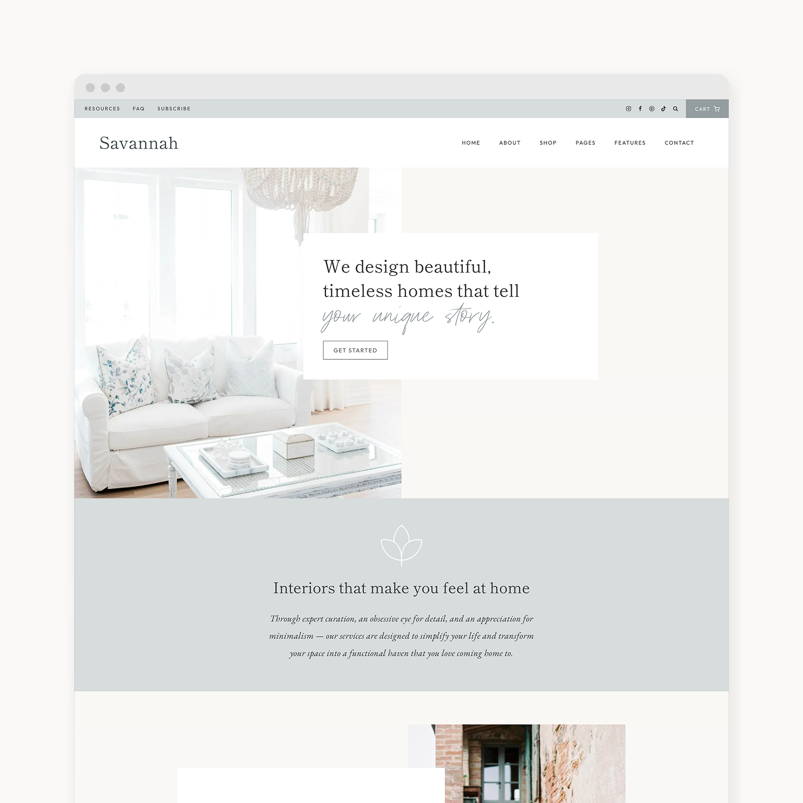 Savannah WordPress Theme by 17th Avenue Designs