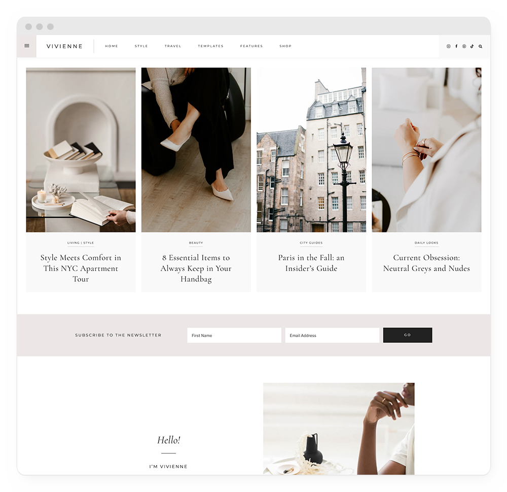 Vivienne WordPress Theme