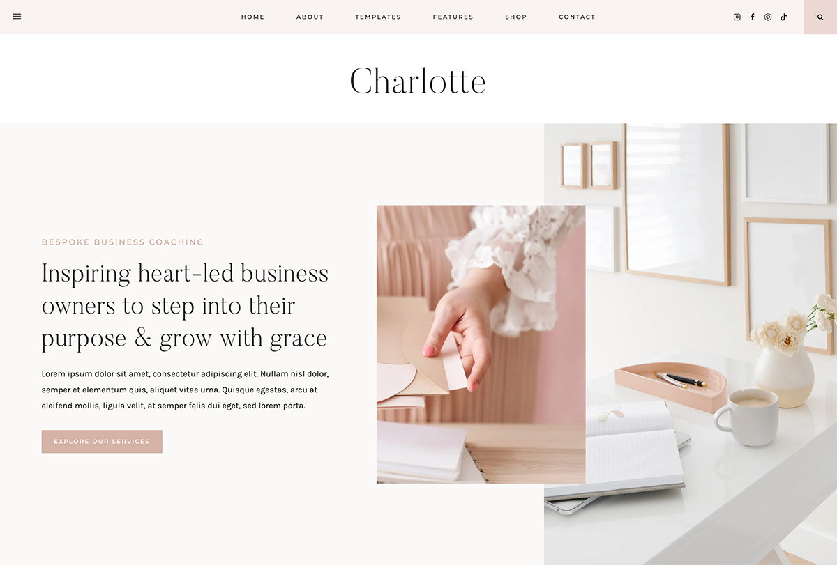 Charlotte WordPress Theme