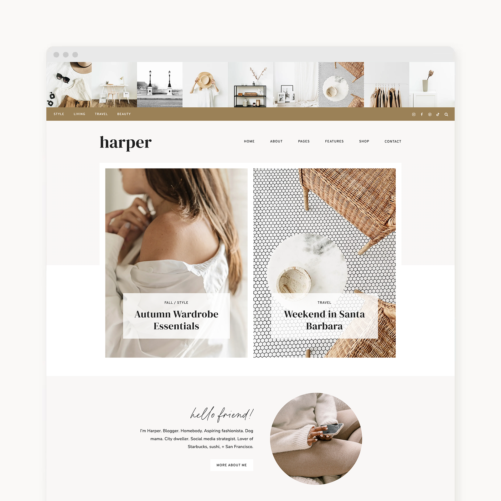 Harper WordPress Theme by 17th Avenue Designs