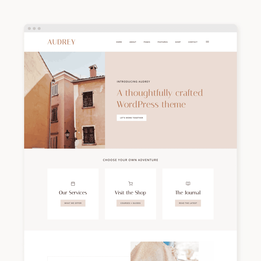 Audrey WordPress Theme