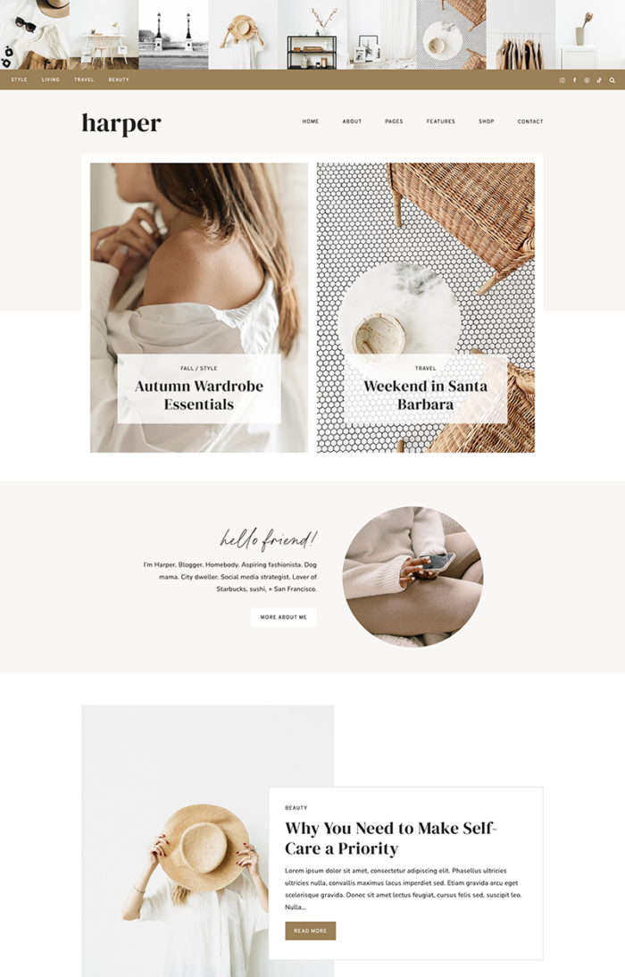 Harper WordPress Theme
