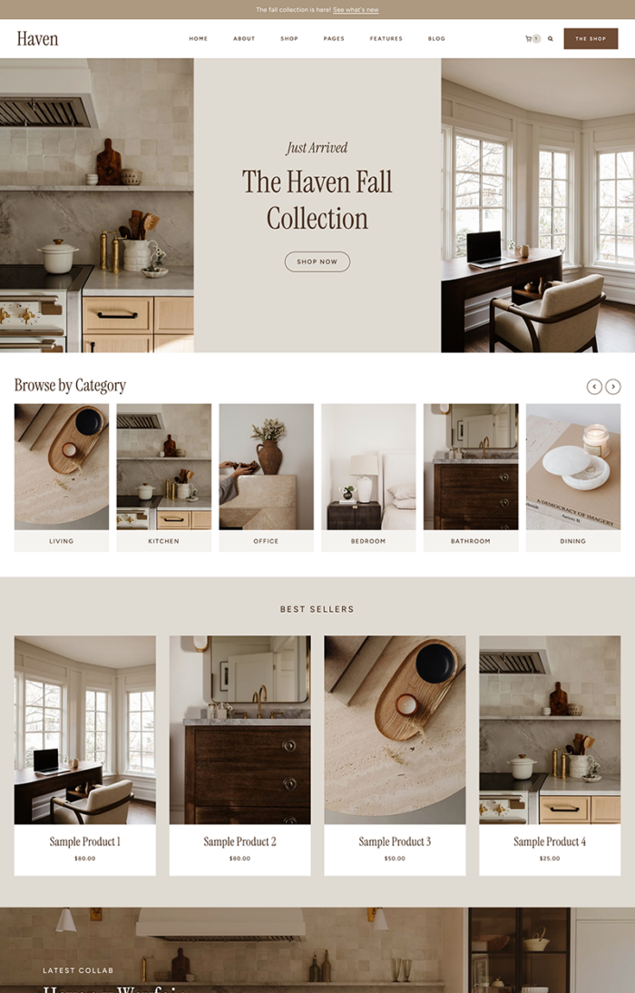 Haven WordPress Theme