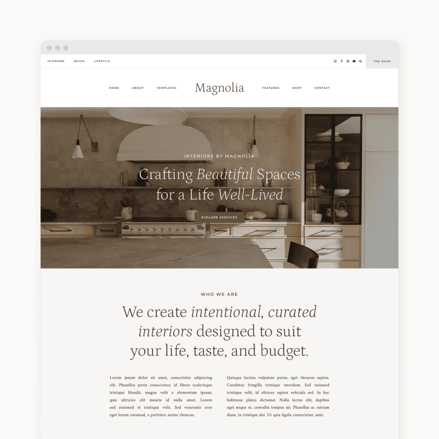 Magnolia WordPress Theme