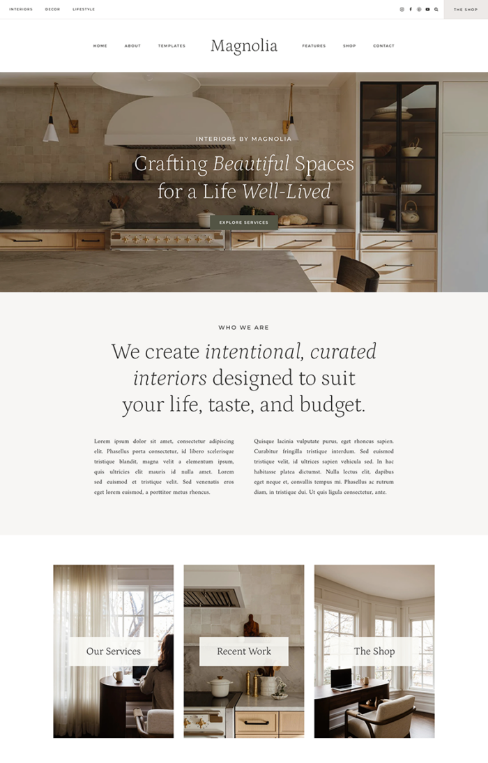 Magnolia WordPress Theme