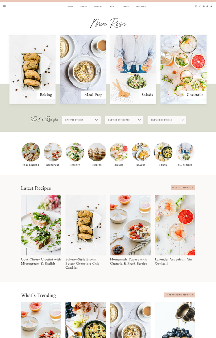 Mia WordPress Theme