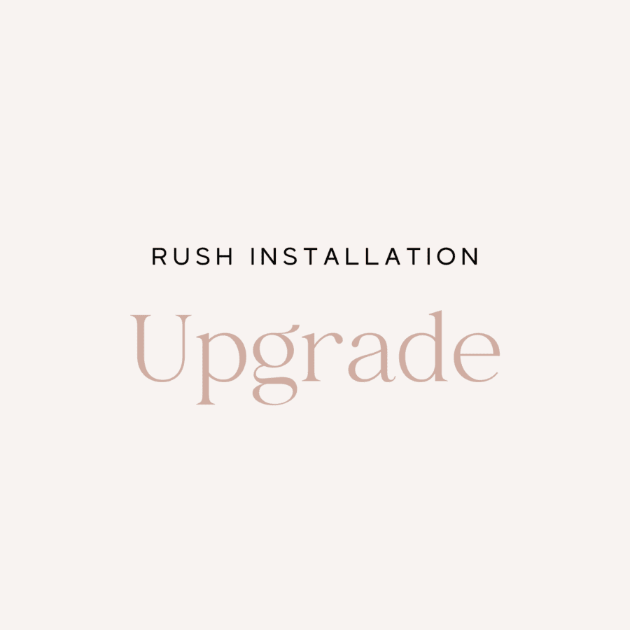 Install Upgrade - Rush Service