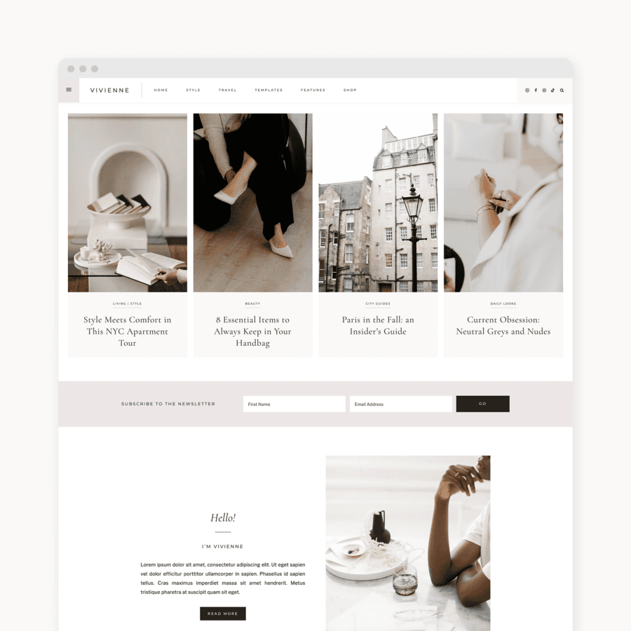 Vivienne WordPress Theme