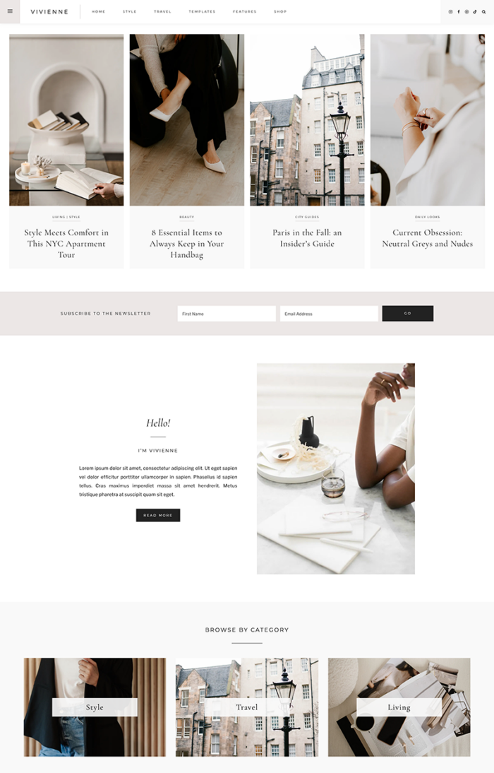 Vivienne WordPress Theme